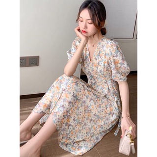 Đầm hoa 2 lớp nhẹ nhàng