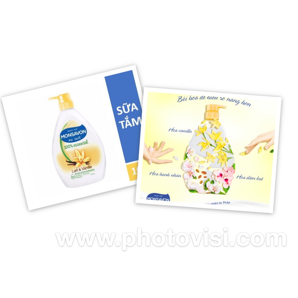 Sữa tắm Mosavon Lait & Vanille 1Lít | BigBuy360 - bigbuy360.vn