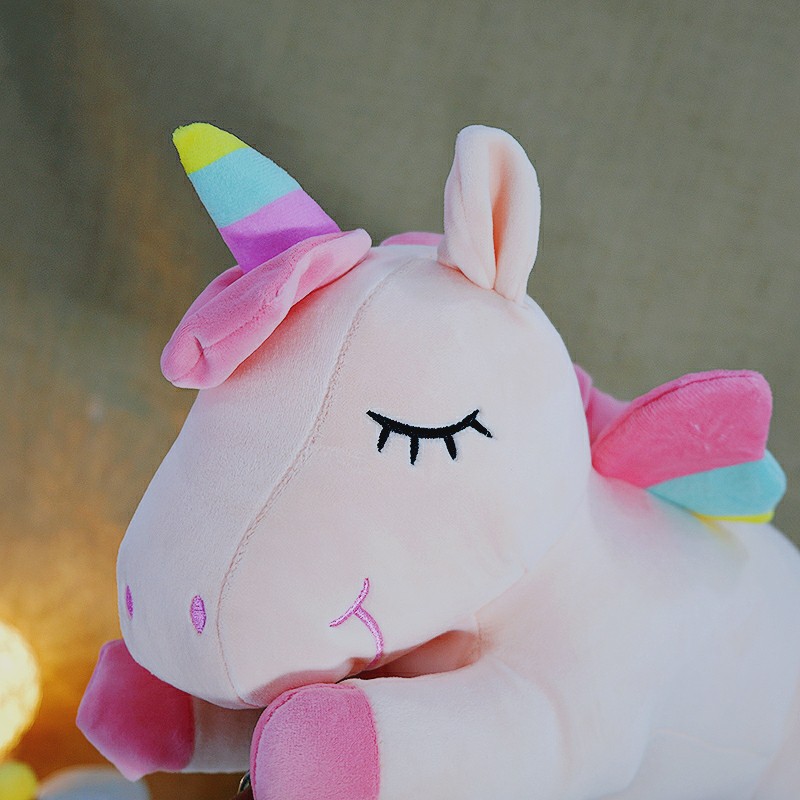 Gấu Bông Ngựa Một Sừng 𝐗𝐀̉ 𝐊𝐇𝐎 𝐇𝐀̀𝐍𝐆 𝐋𝐎𝐀̣𝐈 𝟏 Unicon Nằm Siêu Cute 40cm - 80cm