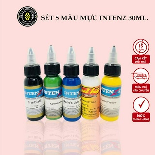 Combo set 5 chai mực màu 💝 Xăm hình các tông cơ bản