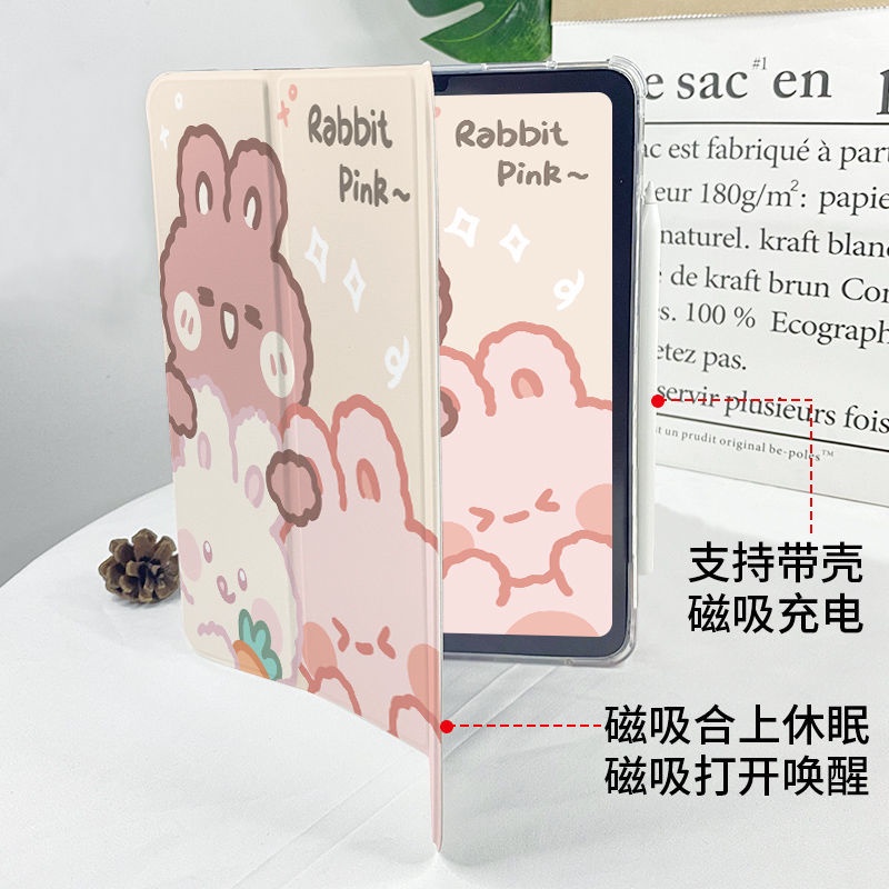 Bao Da Máy Tính Bảng Nắp Lật Gập Ba Cho Ipad Air 5 Pro 10.5'' 11'' 12.9'' 2018 2020 2021 Mini 1/2/3/4/5/6 Air 1/2/3/4/5 5/6th 7/8/9th Gen Ipad 7th Gen