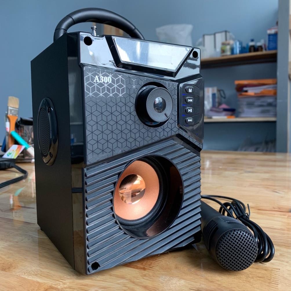 Loa Công Suất Lớn, Loa KAW  Hozito Cao Cấp Ver 2021 + TẶNG MIC HÁT, Loa Hat Karaoke Bluetooth Cầm Tay - Bảo hành 6 tháng