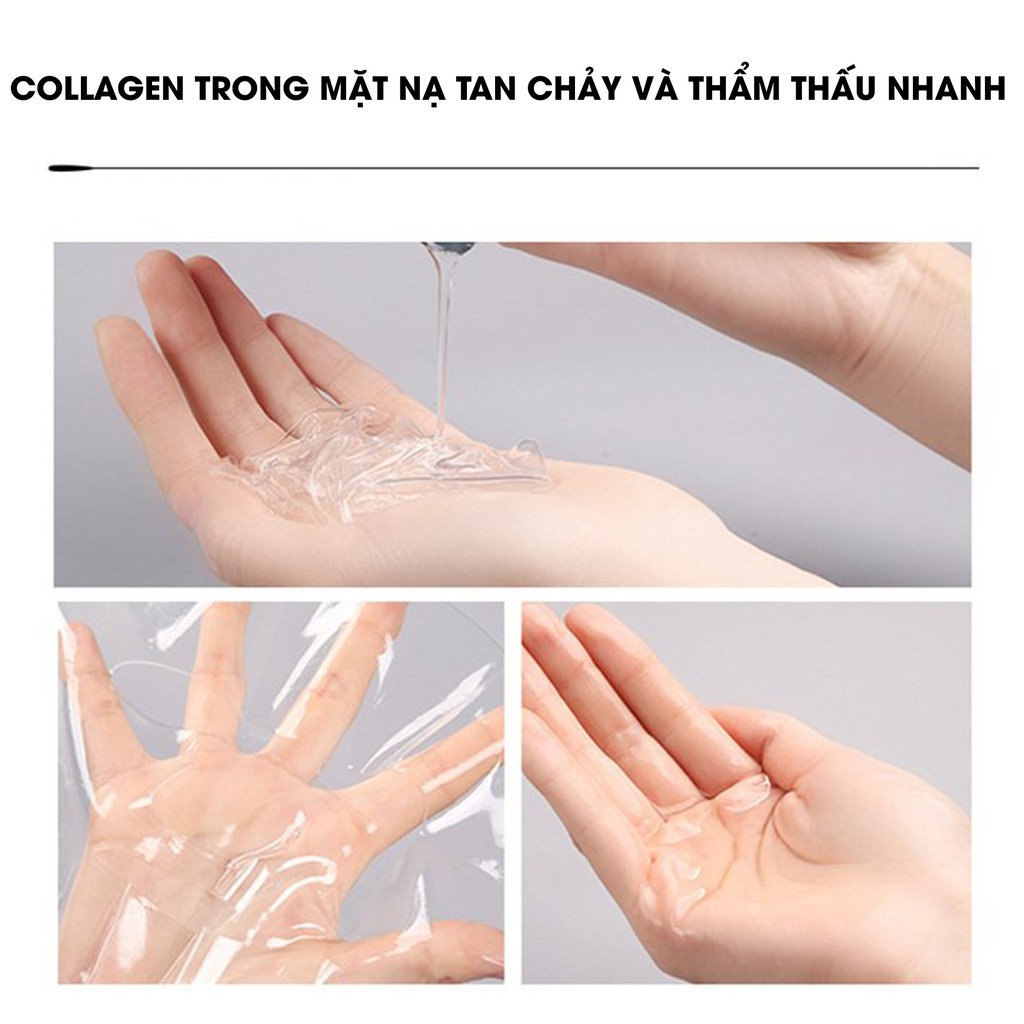 Mặt Nạ Trắng Da CIYAOO Cấp Dưỡng Ẩm và Ngăn Ngừa Lão Hoá Da Hộp 5 Miếng (Mặt nạ thạch trong suốt)