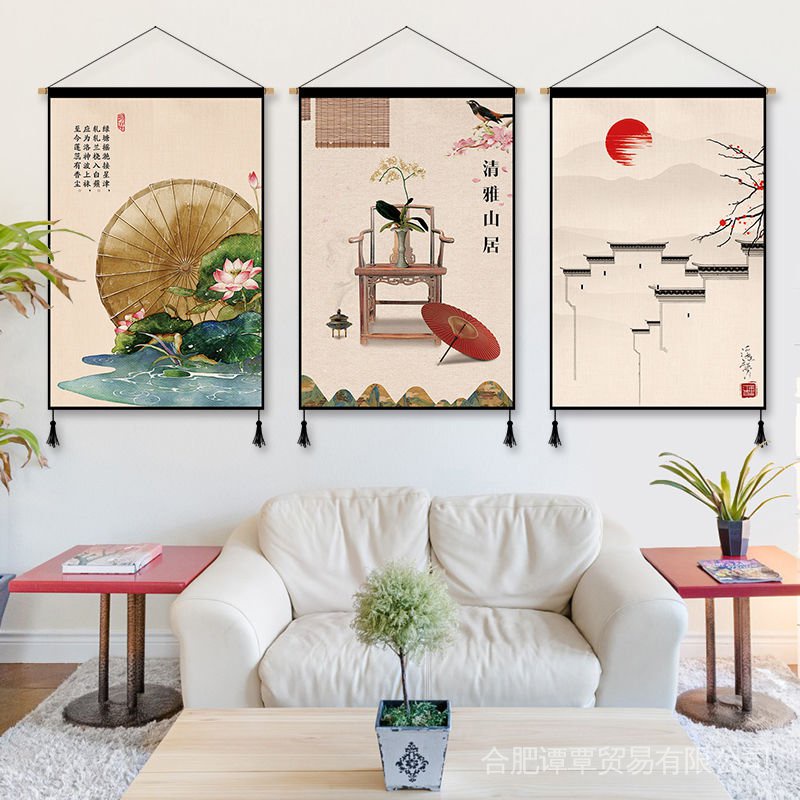 Tranh Vải Bạt Treo Tường Trang Trí Phong Cách Hiện Đại