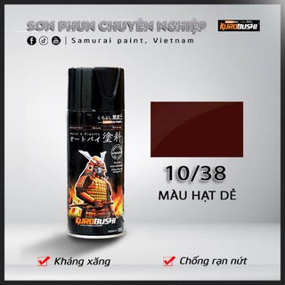 COMBO Sơn Samurai màu 38 gồm 4 chai đủ quy trình độ bền cao (Lót 2K04 – Nền 102 - Màu 38 - Bóng 2K01)