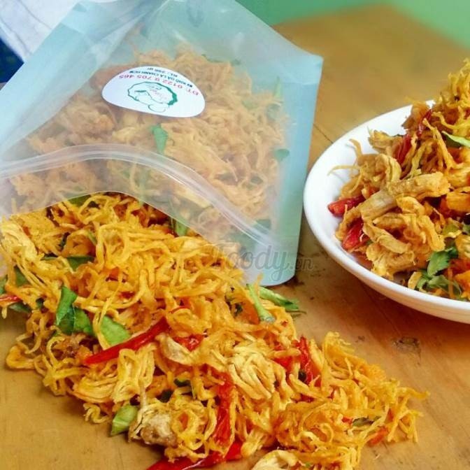 100Gram | Khô Gà Lá Chanh Thượng Hạng Siêu Ngon | BigBuy360 - bigbuy360.vn