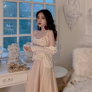 SET Đầm Ren 3 Món Siêu Gợi Cảm