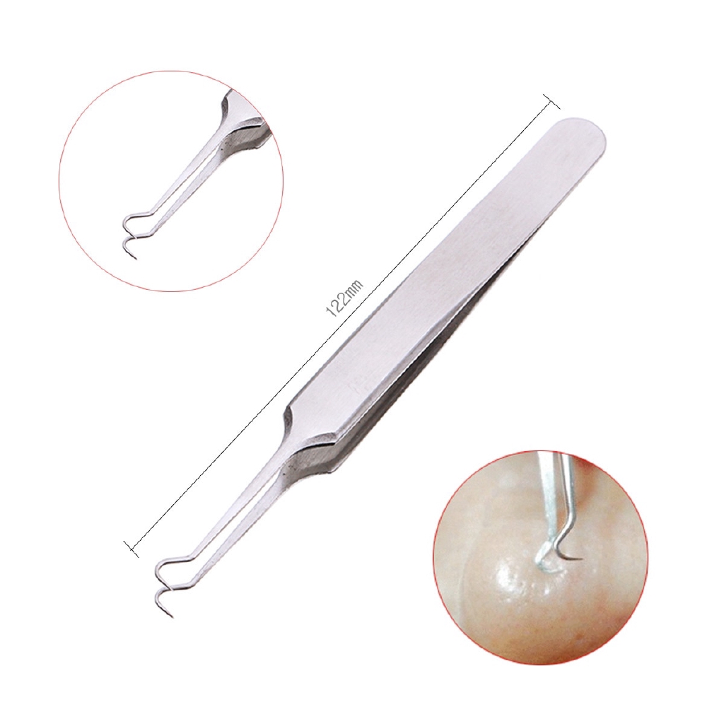 Bộ 8 cây nặn mụn bằng thép không gỉ