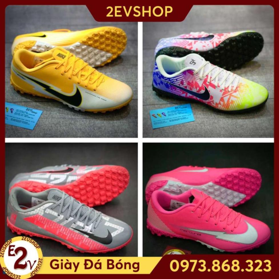 Giày Đá Bóng 𝗧𝗙 𝗡𝗶𝗸𝗲 𝗠𝗲𝗿𝗰𝘂𝗿𝗶𝗮𝗹 𝟭𝟰 Đủ Màu Đã Khâu ˇ ⁵ . #