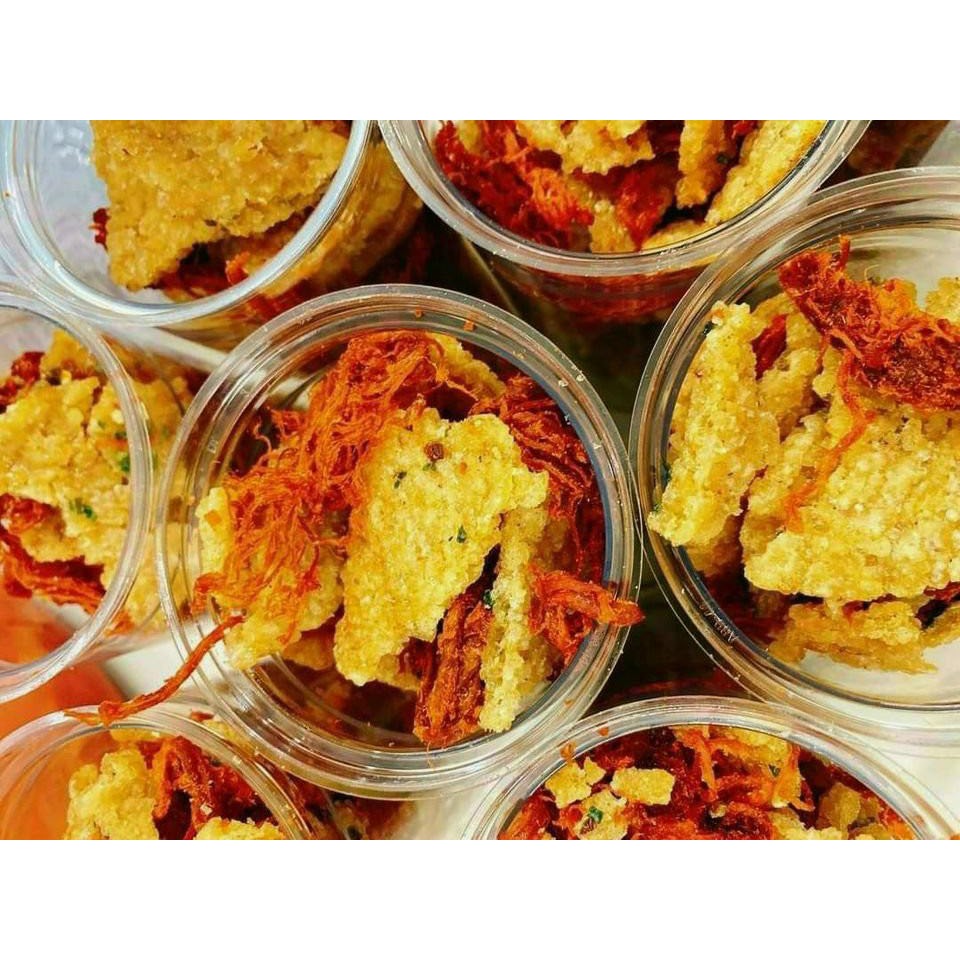 Cơm cháy lắc khô bò 300g BepMom đồ ăn vặt Sài Gòn vừa ngon vừa rẻ