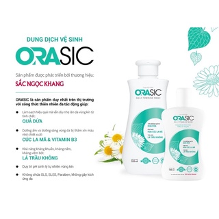 ✅[ Chính Hãng ] Dung Dịch Vệ Sinh Orasic 200ml.