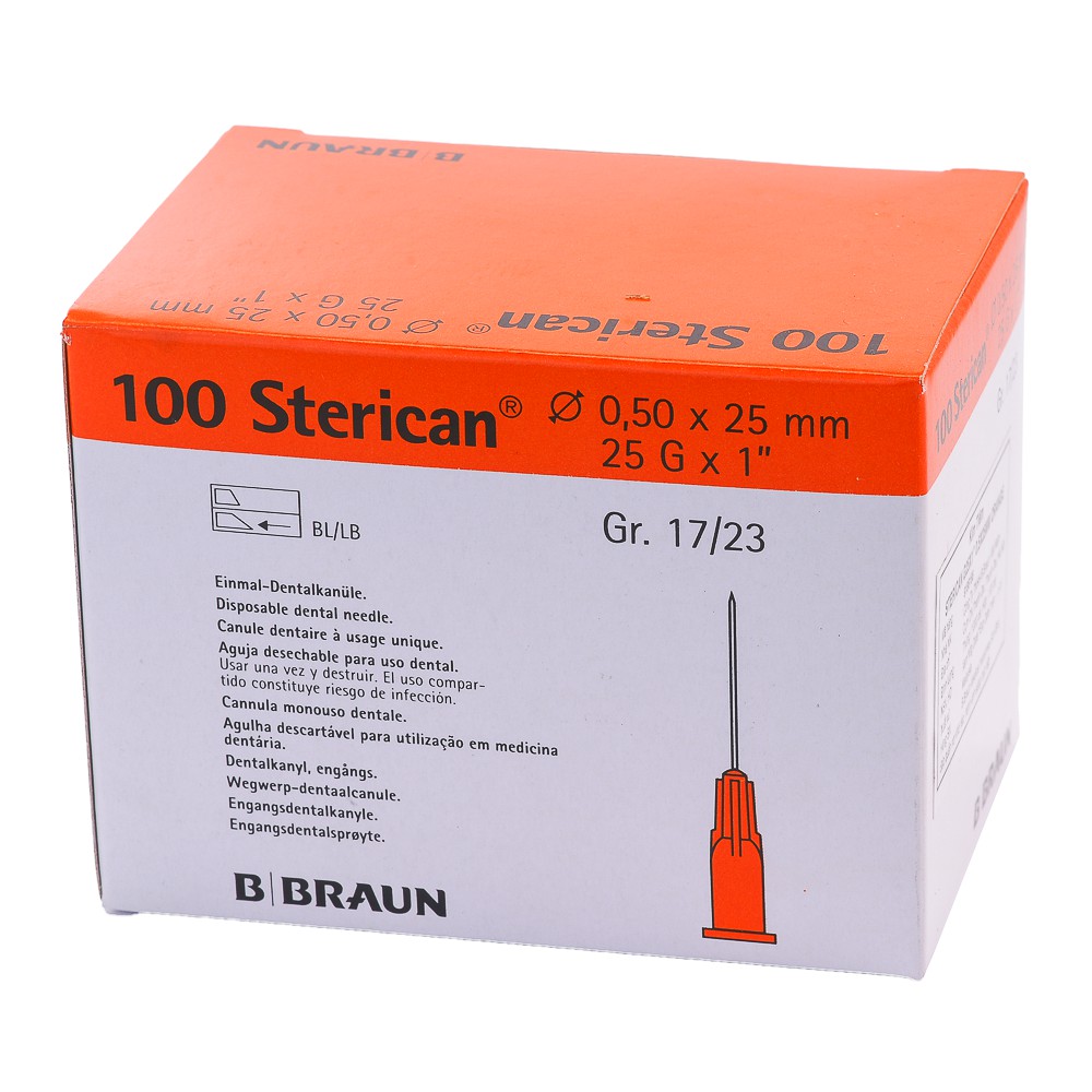 Kim tiêm dưới da sử dụng 1 lần B. Braun Sterican