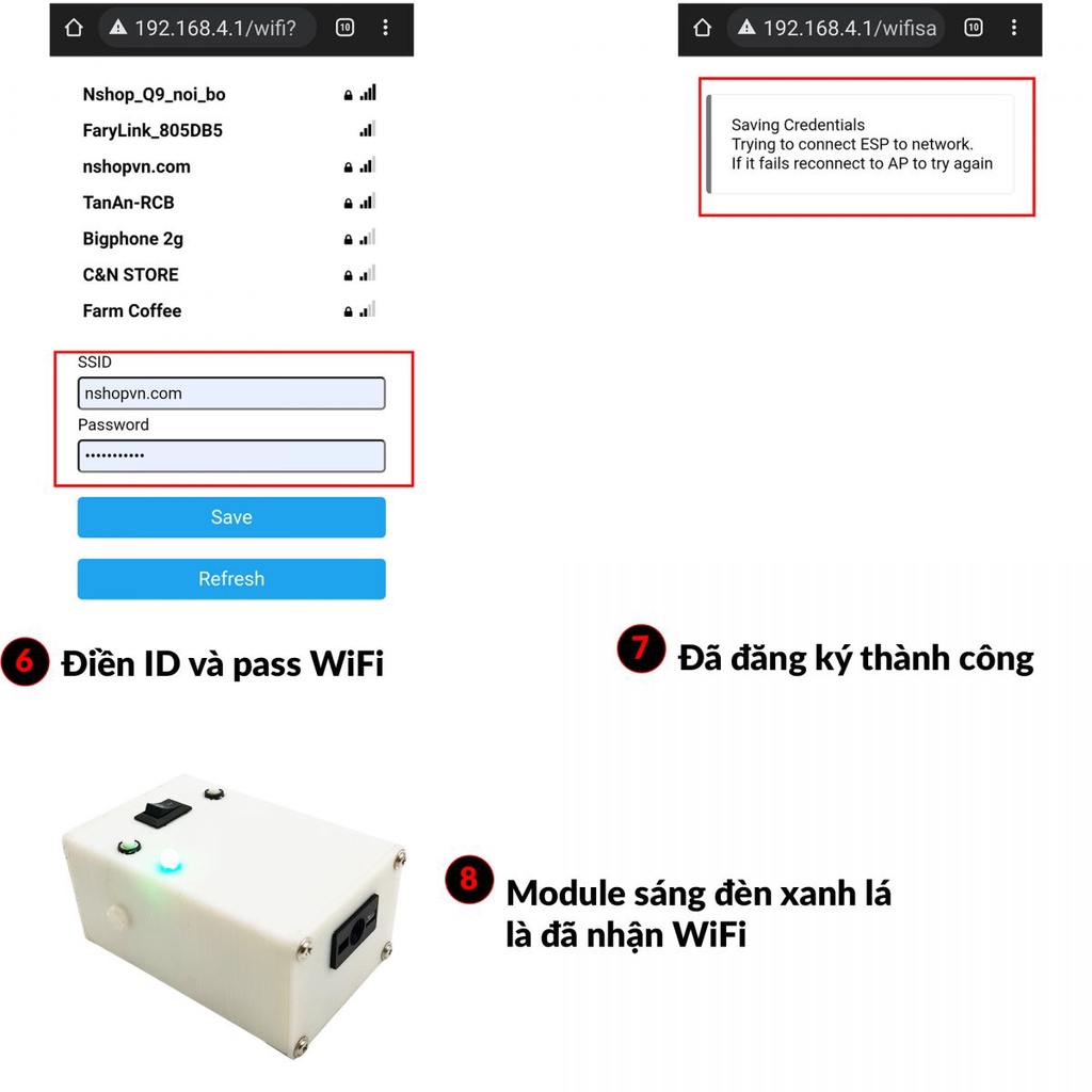 Máy quét mã vạch Barcode, QR code không dây lưu trữ thời gian đóng gói hàng hóa kết nối Wifi