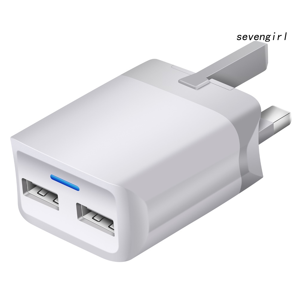 Đầu Sạc Nhanh Usb Kép Tiện Lợi Cho Điện Thoại