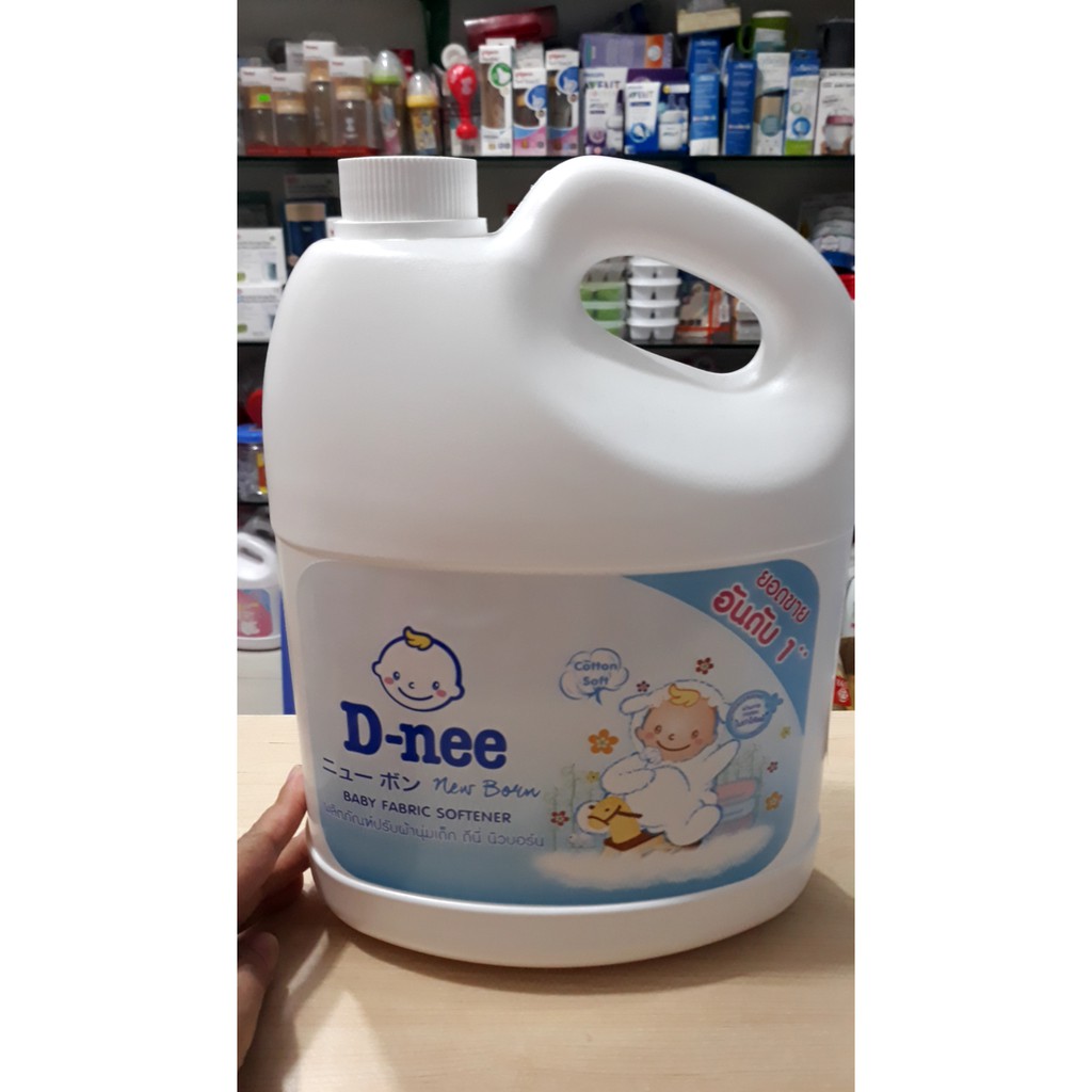 Nước xã Em Bé Dnee 3000ml Thái Lan Màu Tím - Xanh - Trắng - Hồng