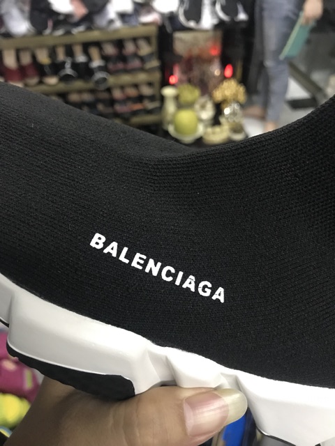 GIÀY THỂ THAO SNEAKER BANENCIAGA BLACK WHITE NAM NỮ | BigBuy360 - bigbuy360.vn