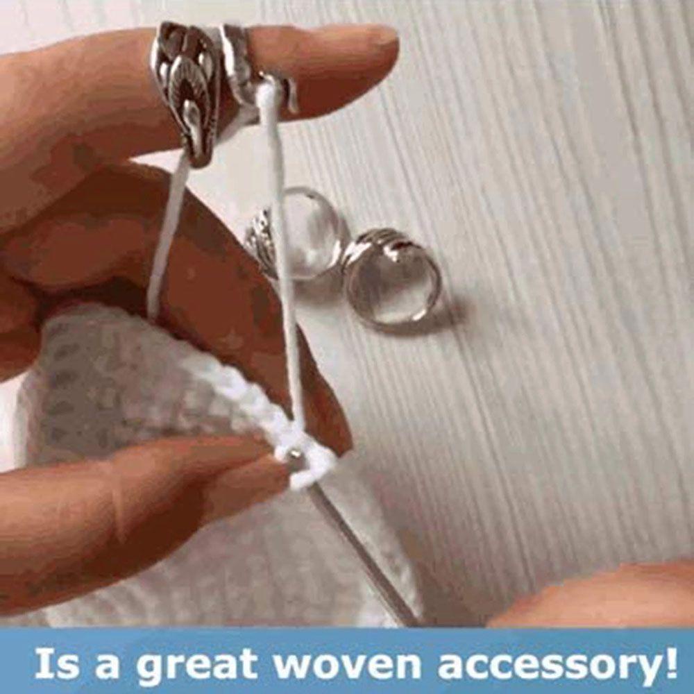 1 Vòng Tròn Đan Len Bằng Thép Không Gỉ Mới