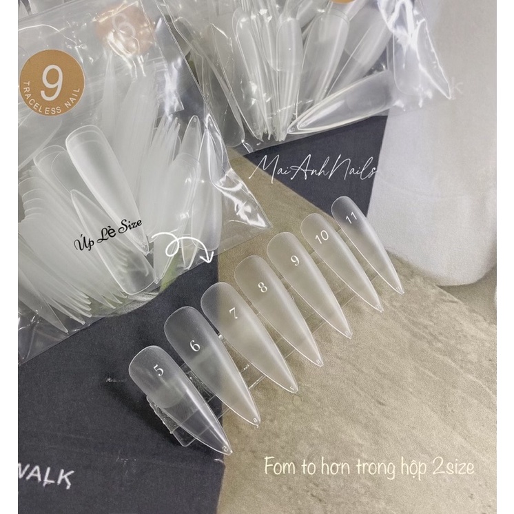 Móng Up Lẻ Size Avy số 5-&gt;11 gói 42 móng nhiều form màu trong MaiAnhNails