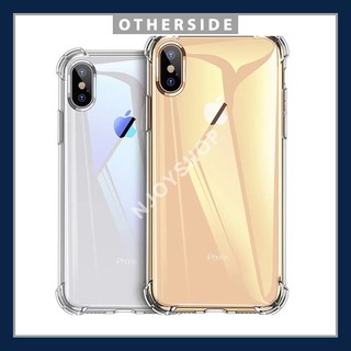 Ốp lưng iphone chống sốc trong suốt dẻo dành cho iphone 12 pro max 11 pro max xs max 7 plus 8 plus