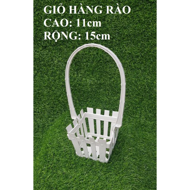 Giỏ hàng rào nhựa