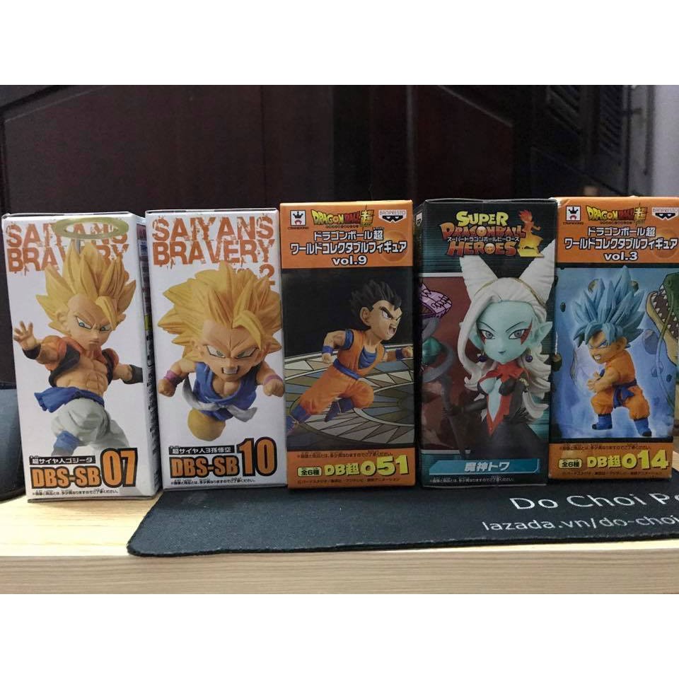 Mô hình Dragonball chính hãng - Songoku FES - Goku ssj4 + Black Goku Fes