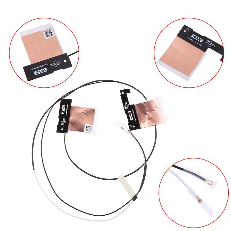 1 Cặp Ăng Ten Wifi Không Dây Ngff M.2 Mhf4 Cho In-Tel Ax200 9260 9560