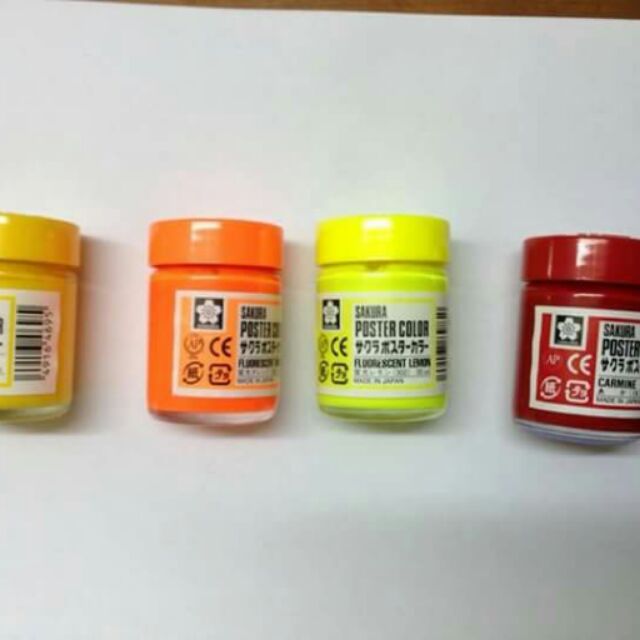 Màu nước Sakura dạ quang