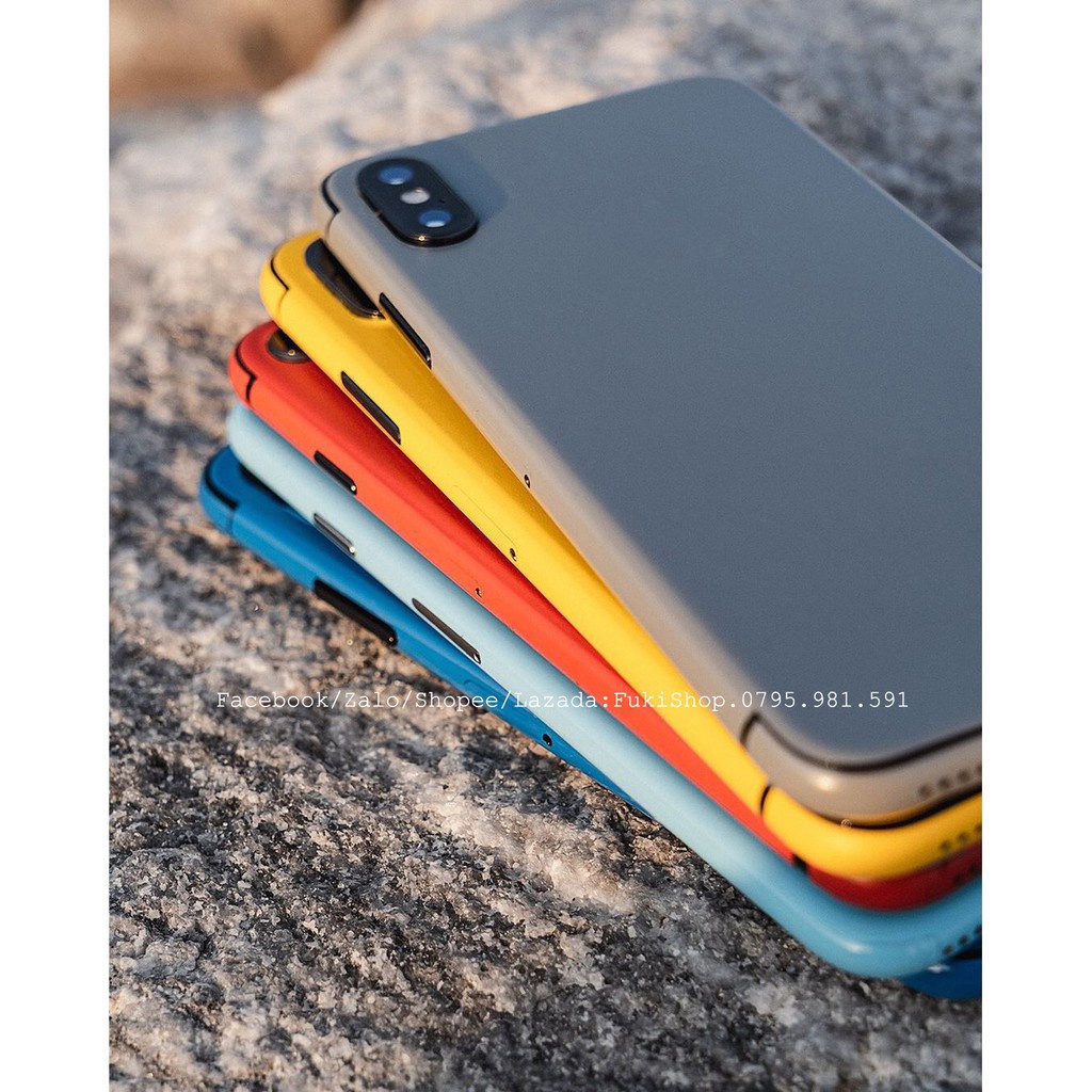 Tấm Dán Skin Glossy Light Blue Xanh FULL VIỀN Cho 5 6 7 8 6plus 7plus 8plus X XS XR XSMAX 11 PRO MAX 12 PRO MAX