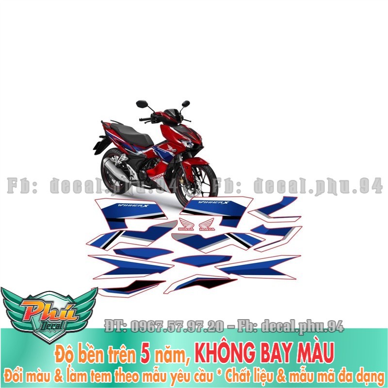 Tem rời Winner đỏ xanh mẫu cover -1