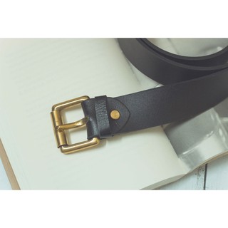 Thắt lưng, dây nịt nam da bò nguyên tấm khóa kim đồng nguyên khối cao cấp, bền đẹp