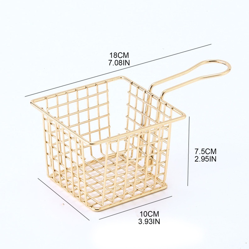 Rổ Vuông Đựng Khoai Tây Chiên Tiện Lợi