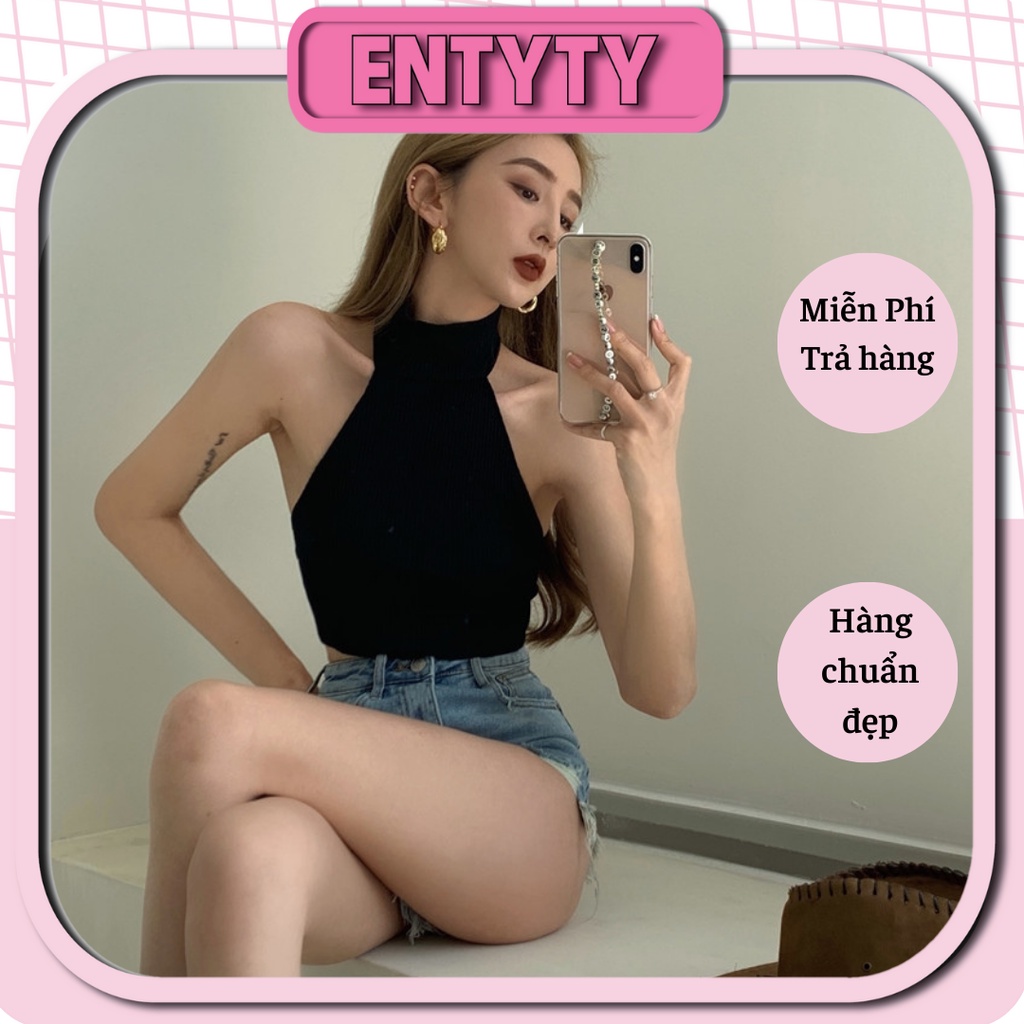 Áo Yếm Ngọc Croptop Thun Gân alohashop91