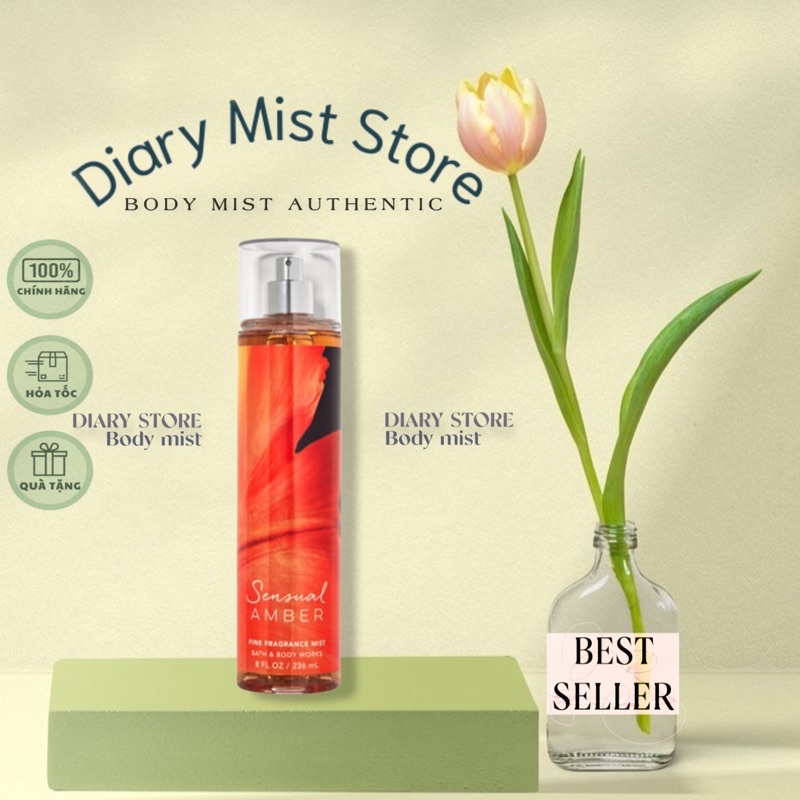 𝐃𝐢𝐚𝐫𝐲𝐦𝐢𝐬𝐭.𝐬𝐭𝐨𝐫𝐞 𝐃𝐢𝐚𝐫𝐲𝐦𝐢𝐬𝐭.𝐬𝐭𝐨𝐫𝐞 Xịt thơm Bath and Body Works Sensual Amber