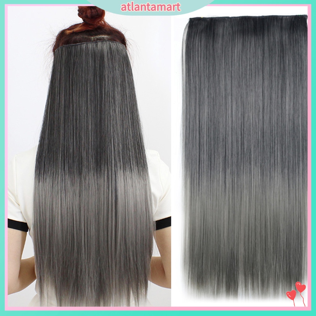 Tóc Giả Dạng Kẹp Chịu Nhiệt Độ Cao Màu Ombre Độc Đáo