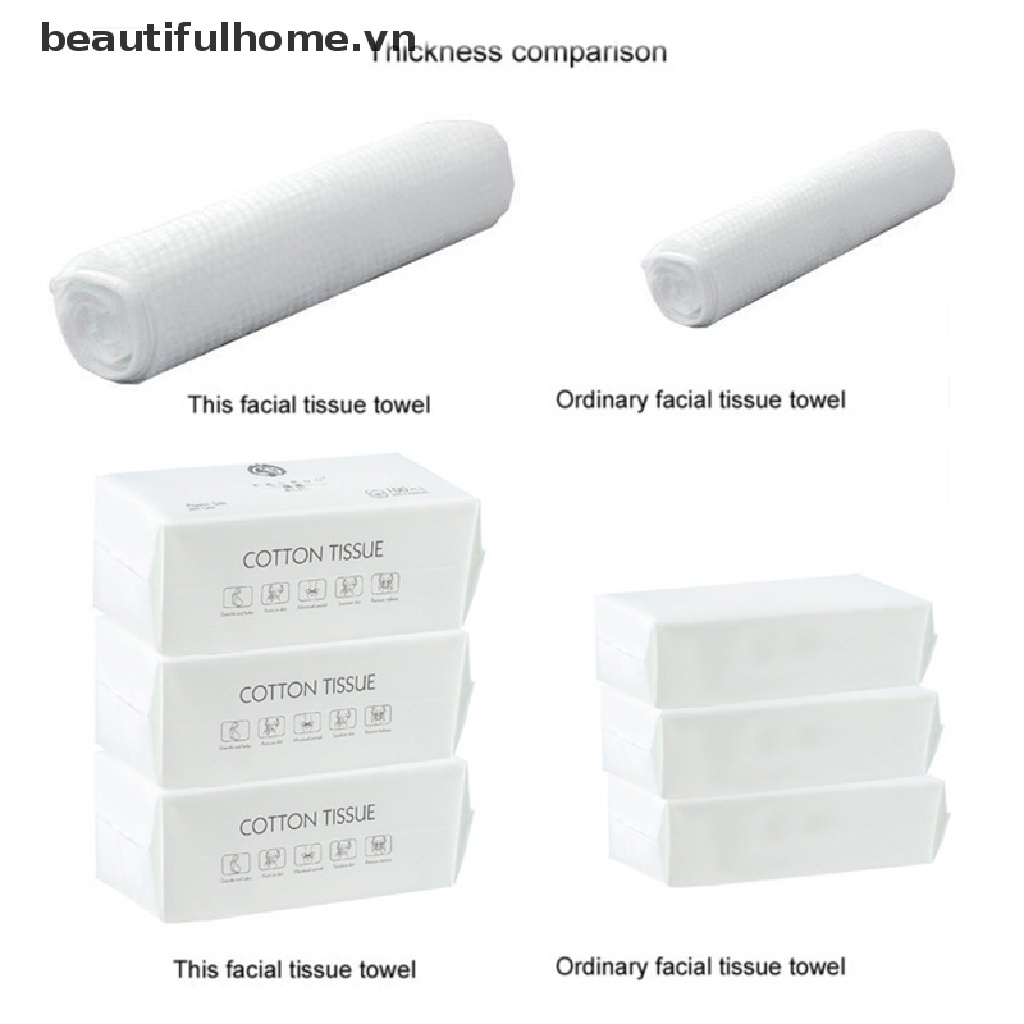 Set 50 / 100 Bông cotton Sử Dụng Một Lần Tiện Lợi