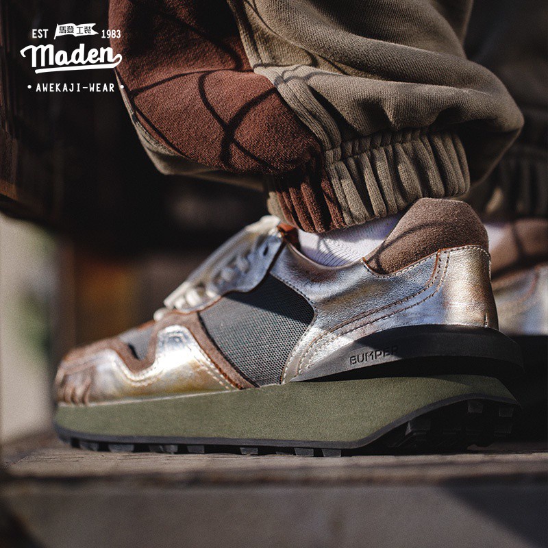 Giày thể thao Maden thiết kế mới kiểu dáng đơn giản thời trang theo phong cách retro cho nam