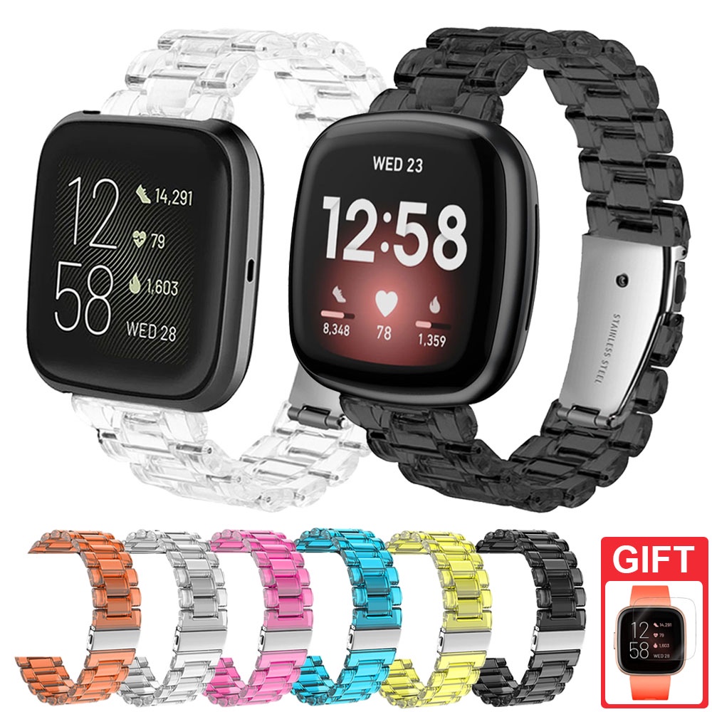 Silicone Dây Đeo Silicon Trong Suốt Cho Đồng Hồ Thông Minh Fitbit Versa 3 / Versa 2 / Versa Lite / Sense