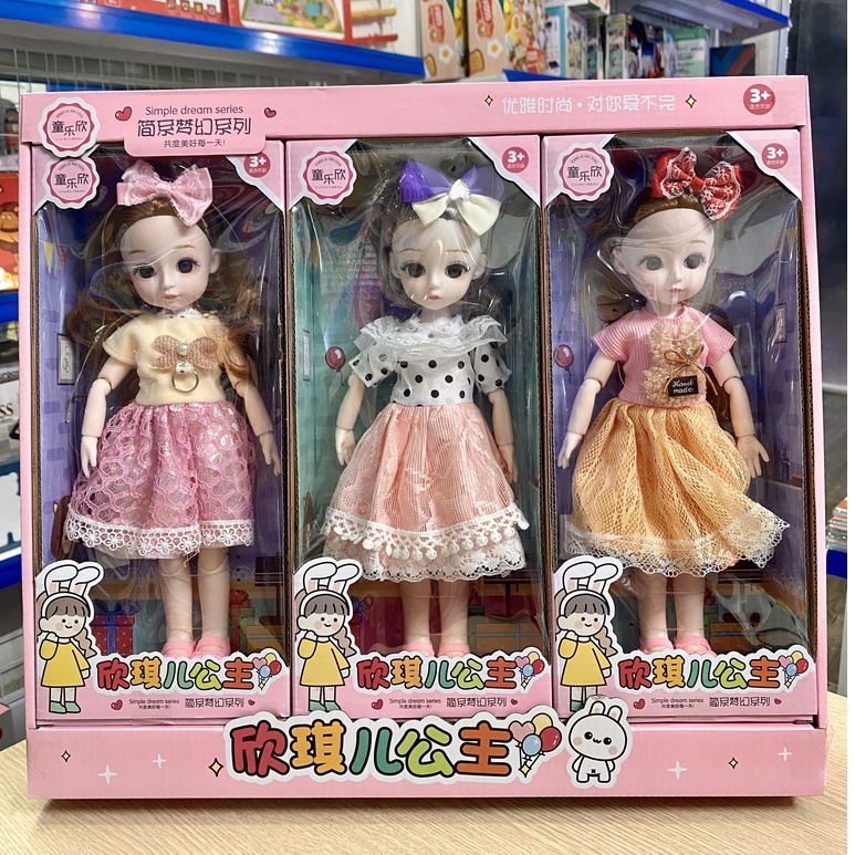 [ Ảnh Thật ] Sét 3 Công chúa Buki Có Đèn Hộp quà tặng cho bé gái