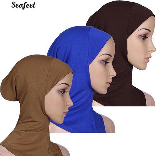 Khăn trùm đầu kín kiểu Hijab Hồi giáo co giãn