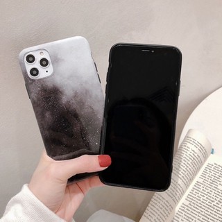 Ốp lưng iphone loang trắng đen