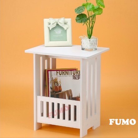 Kệ bàn trà thiết kế vuông hiện đại chống nước gỗ nhựa cao cấp FUMO SP038 | BigBuy360 - bigbuy360.vn