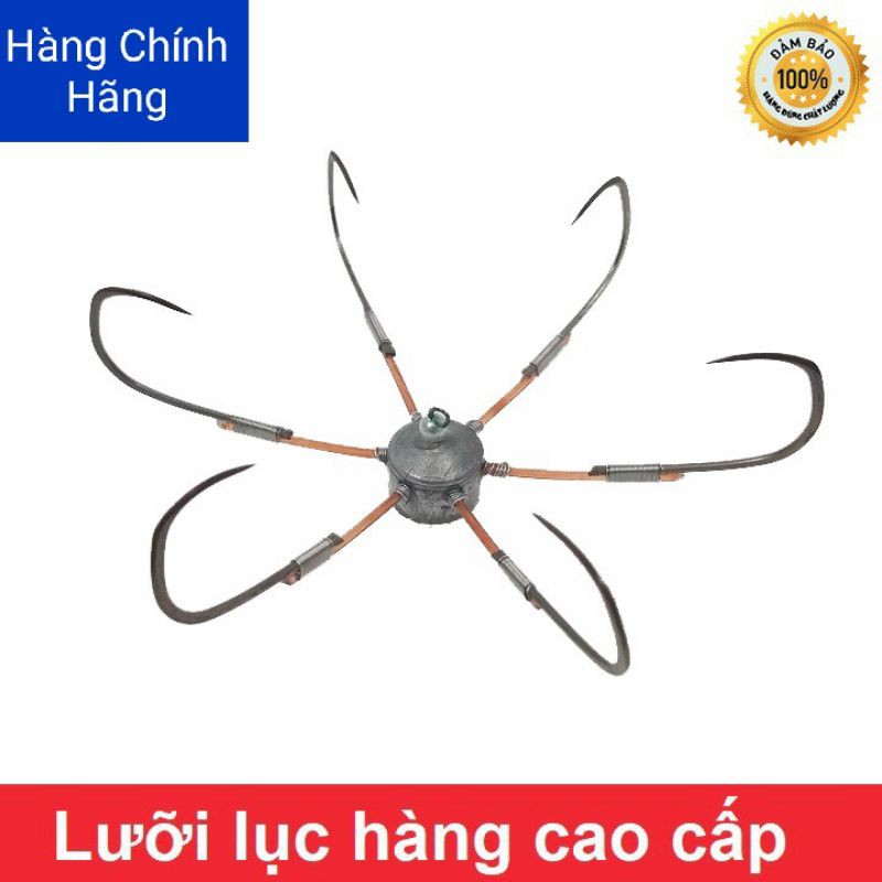 (hàng xịn) Lưỡi  lục chì đúc A, lưỡi câu lục thép nga siêu bén, siêu bền