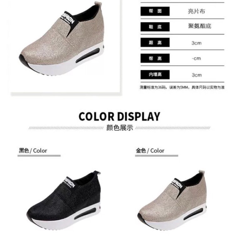 GIẦY ĐẾ ĐỘN NỮ NÂNG CHIỀU CAO 6CM SIÊU NHẸ ( HÀNG ORDER) +Video thật | BigBuy360 - bigbuy360.vn