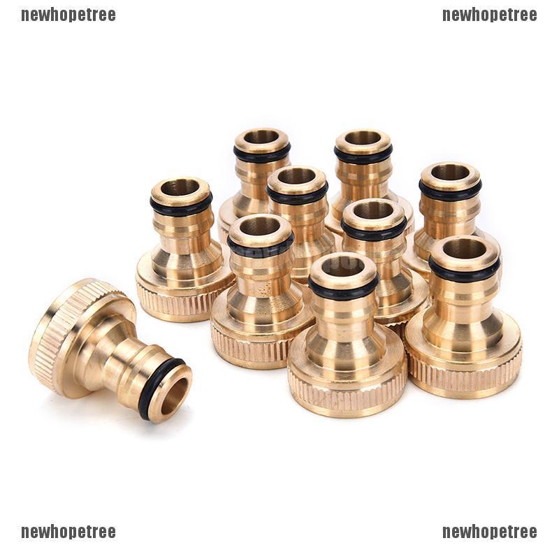 2 đầu nối ống nước bằng đồng thau 3/4&quot;