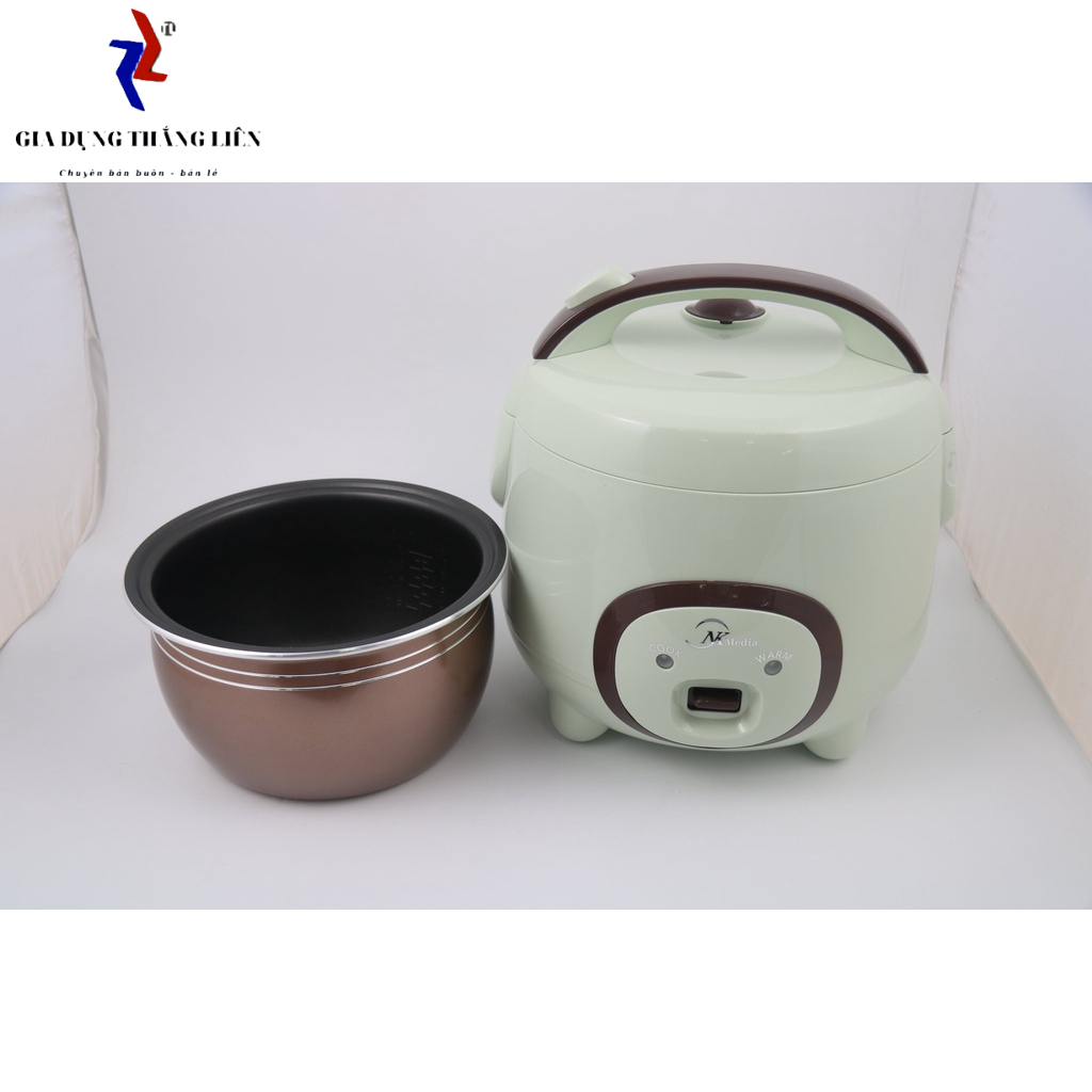 Nồi Cơm Điện NK MEDIA NC 1873 1.8L , Nồi Cơm Điện đa năng hình con lợn siêu đáng yêu chống dính (bảo hành 12 tháng)