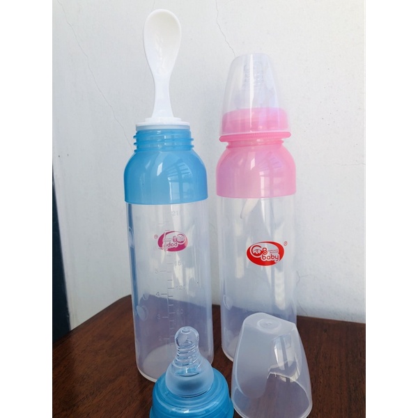 Bình sữa Silicon 2in 1 GB-Baby 110ml 210ml  có núm thìa