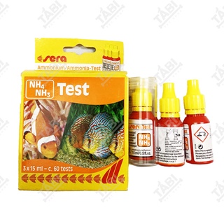 Bộ 3 chai test nh3/nh4 sera - bộ kiểm tra khí độc hồ cá, bể cá cảnh