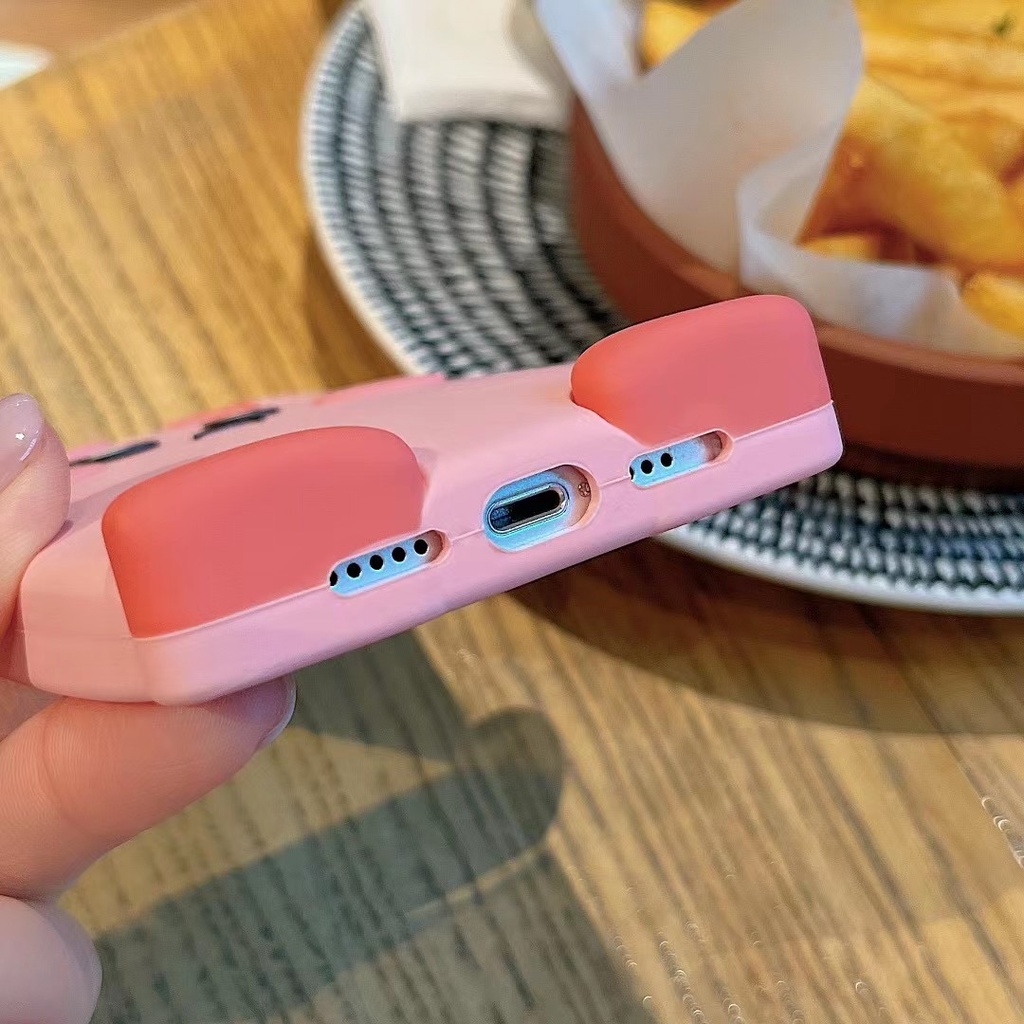 Ốp Điện Thoại silicone Mềm Hình kirby Dễ Thương Cho Iphone 12 pro max 13 13 pro max11 pro max xs max xr x
