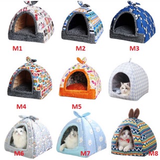 nhà đệm ổ chó mèo đa năng (size S)