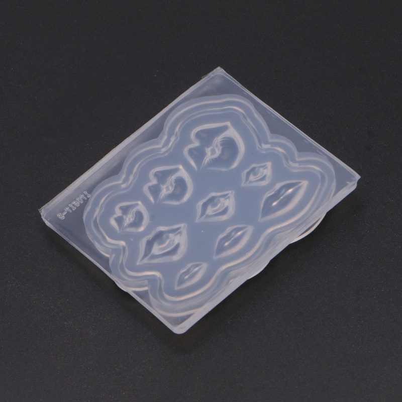 [Hàng mới về] Khuôn làm phụ kiện trang trí móng nghệ thuật mini bằng silicon tạo hình đôi môi gợi cảm